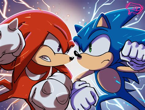 Sonic X Sonic Vs Knuckles