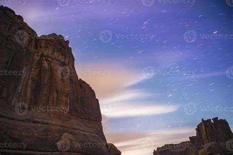 Arches National Park at Night 1382415 Stock Photo at Vecteezy