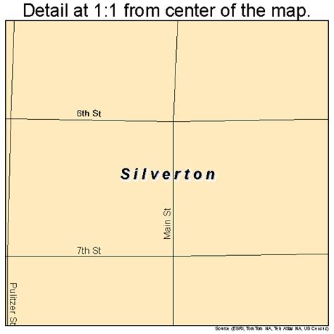 Silverton Texas Street Map 4867904