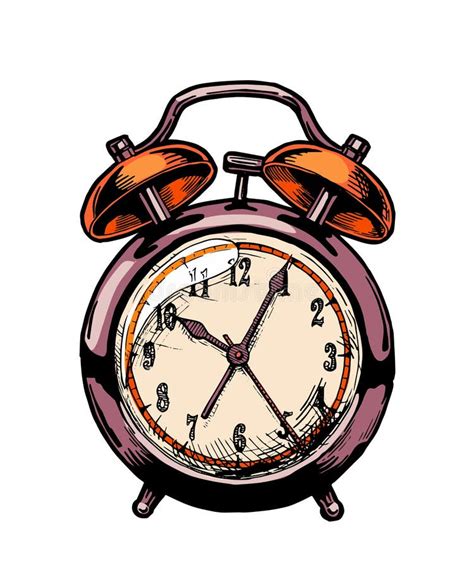 Old Alarm Clock Sketch Stock Illustrations – 735 Old Alarm Clock Sketch ...