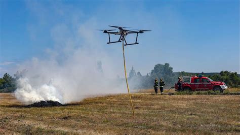 The Portuguese drone that douses wildfires from above - BBC Future