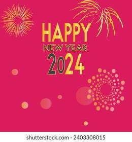 2024 Happy New Year Gold Glitter Stock Vector (Royalty Free) 2403308015 ...