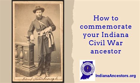 Indiana Genealogical Society Blog: How to Commemorate Your Indiana ...