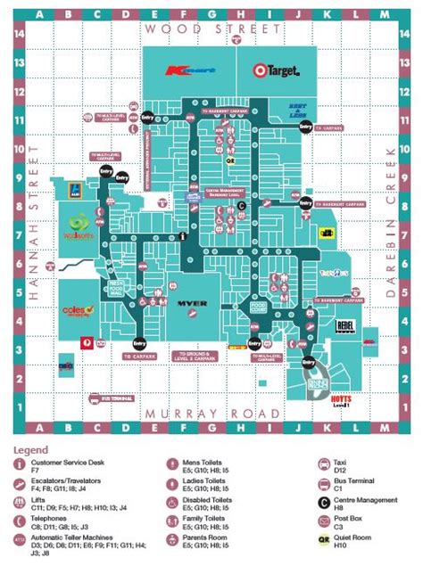 Northland Shopping Centre Map | Color 2018