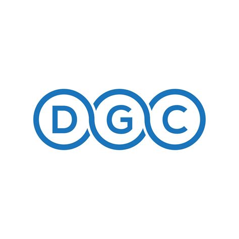 DGC letter logo design on black background.DGC creative initials letter logo concept.DGC vector ...