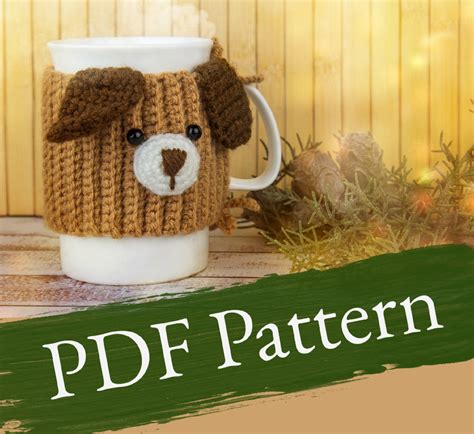 Cup Cover Crochet Pattern, Crochet Mug Sleeve PDF Pattern, DIY Cup ...