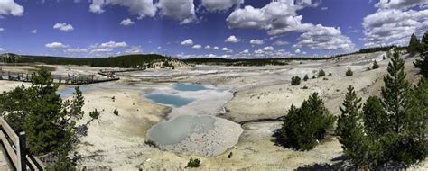 Norris Basin landscape panoramic image - Free stock photo - Public ...