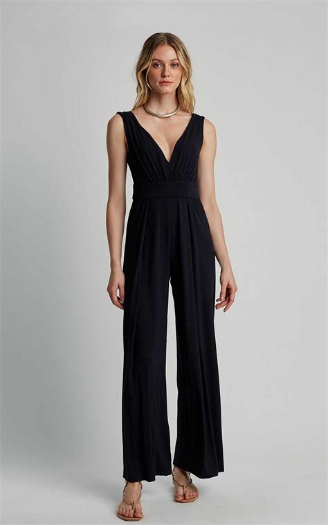 Black Neckline Knitting Jumpsuit | Lenny Niemeyer Europe