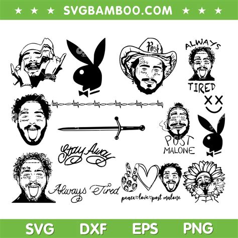 Post Malone Bundle SVG