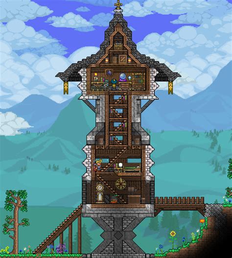 Cool tower - Imgur | Terraria castle, Terraria house ideas, Terraria ...