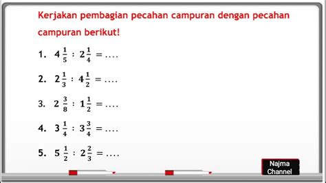 Cara Perkalian Dan Pembagian Pecahan Matematika Kelas 5 Rumus - Riset