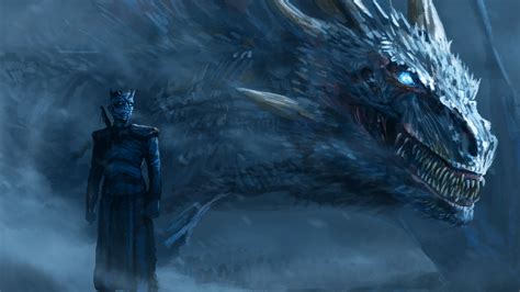 White Walker Dragon Wallpaper 38145 - Baltana