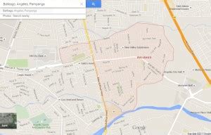 Barangay Balibago Map from Google – Philippines Information