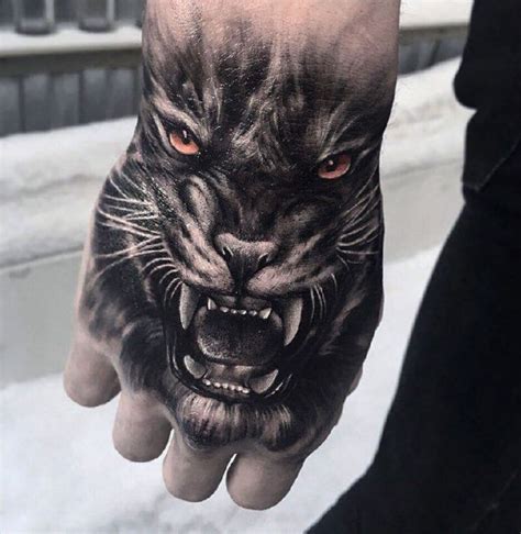 Best Hand Tattoo Ideas for Men - Inked Guys | Positivefox.com | Tiger ...