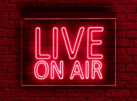 Live on Air SchildLive on Air Neon SchildLive on Air Led | Etsy Deutschland