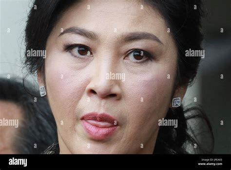 Bangkok, Thailand. 01st Aug, 2017. Former Thai prime minister Yingluck ...