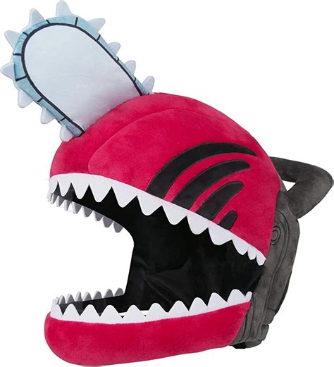 Anime Chainsaw Man Pochita Hat Pochita Plush Headgear Soft Warm Plush Mask Costume Party Cosplay ...