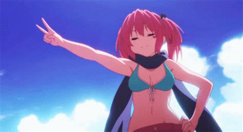 Anime Peace GIF - Anime Peace Uhh - Discover & Share GIFs