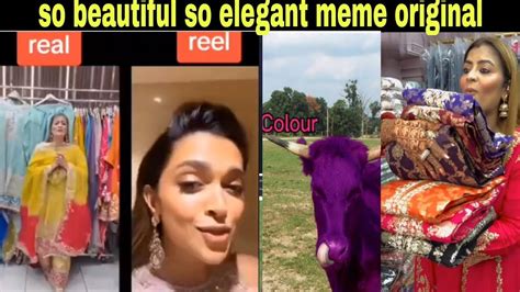 so beautiful so elegant meme original video🥰💯💥 || viral meme ...