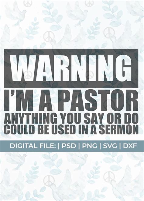 Funny Pastor Svg Church Svg Pastor Quote Svg Pastor Svg - Etsy Israel