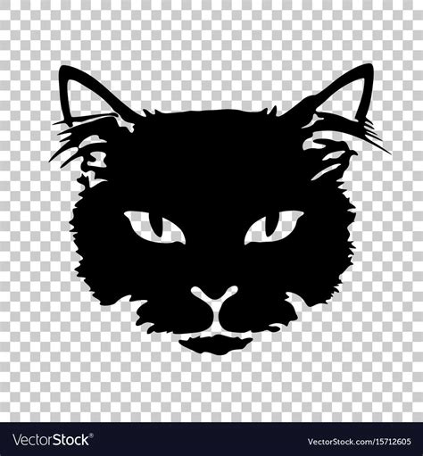 Black cat silhouette tattoo vector image on in 2020 | Σύμβολα