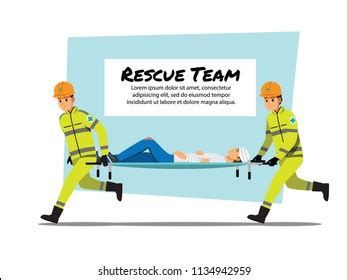 Rescue Team Vector Illustration Cartoon Character Stock Vector (Royalty Free) 1134942959 ...