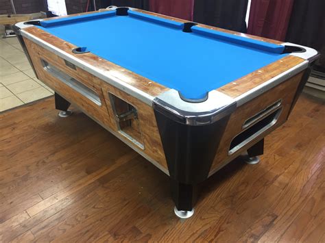 Table #040217 Valley used coin operated pool table | Used Coin Operated Bar Pool Tables