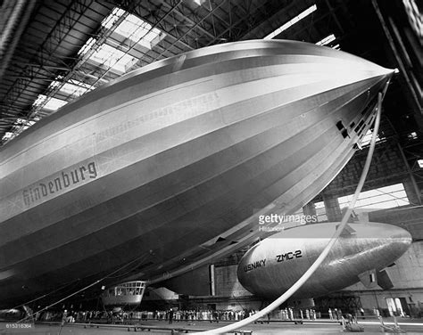 Hindenburg Airship in Lakehurst Hangar | Airship, Zeppelin, Hindenburg