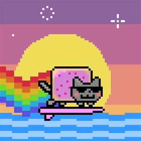 I’m the original artist behind the Nyan Cat image and I’ve had a doodle of Surfing Nyan Cat on ...