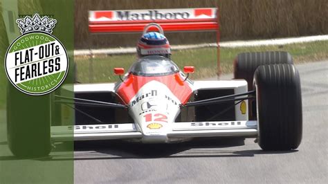 Takuma Sato takes Ayrton Senna’s McLaren MP4/4 up Goodwood hill | RACER