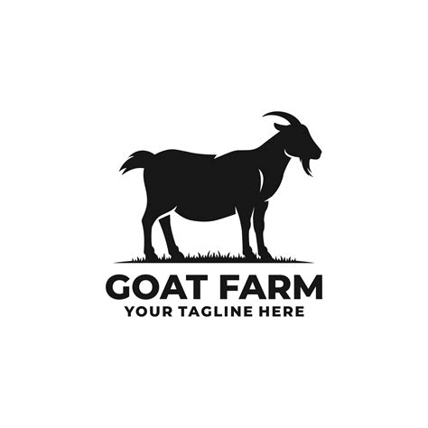 Goat farm logo vector. Cattle farm logo 11874723 Vector Art at Vecteezy