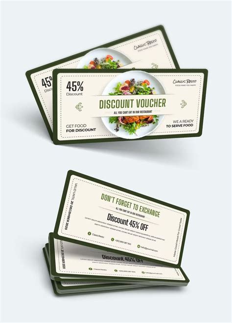 Food Vouchers, Gift Vouchers, Food Gift Cards, Food Gifts, Food Template, Templates, Gift ...