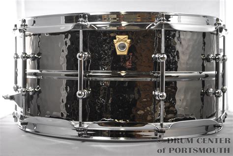 Ludwig Black Beauty Hammered Snare Drum w/ Tube Lugs 6.5x14 : Drum Center of Portsmouth | Ludwig ...