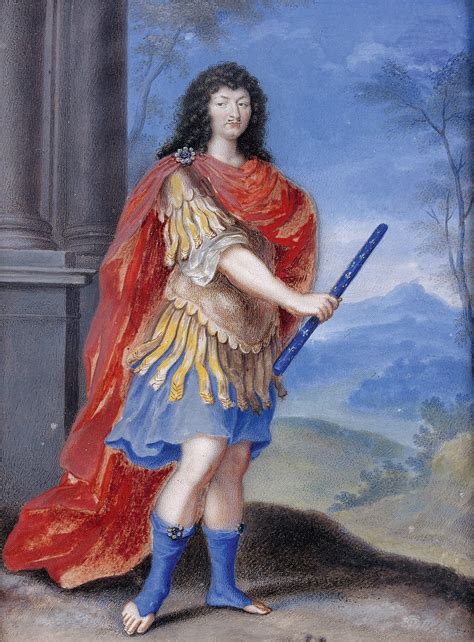 Attribué à Joseph Werner (1637 - 1710), Portrait de Louis XIV dans un paysage - Alain.R.Truong