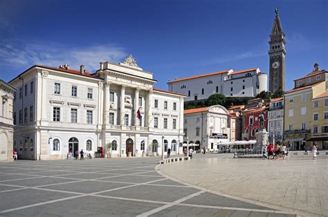 Slovenia - Piran - Tartini Square wide | The oval Tartini Sq… | Flickr