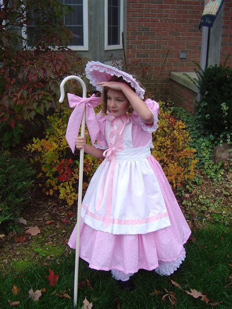 Homemade Little Bo Peep costume | Little bo peep costume, Sibling ...