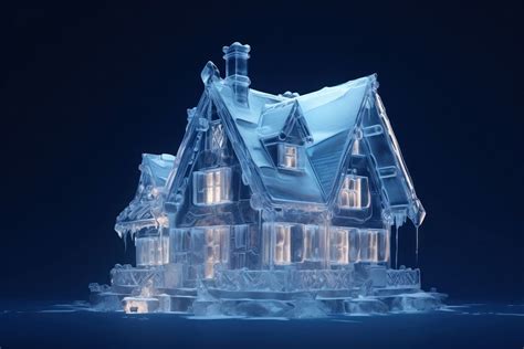 House ice architecture building. AI | Free Photo Illustration - rawpixel