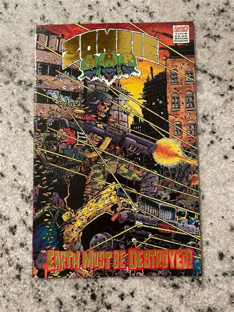 Zombie War # 1 Of 4 NM FantaCo Comics Comic Book Kevin Eastman Cover ...