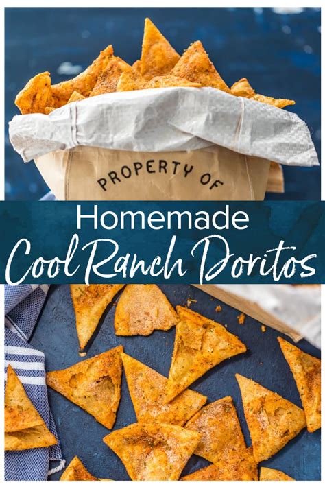 Cool Ranch Doritos are fun, tasty, easy, and cheap to make at home! This homemade Doritos recipe ...