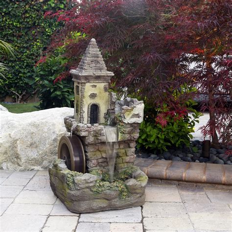 Castle Fairy Garden Fountain