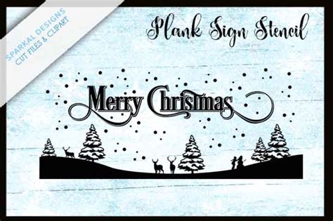 Christmas Snow Scene ~ SVG_DXF_EPS_PNG By Sparkal Designs | TheHungryJPEG