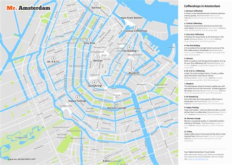 Amsterdam Coffeeshop Map - Free Download (PDF) – Mr. Amsterdam