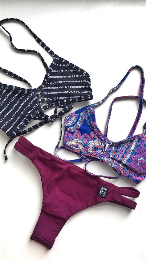 JOLYN Prints paired with Cabernet | Surfing bikinis, Jolyn swimwear, Jolyn