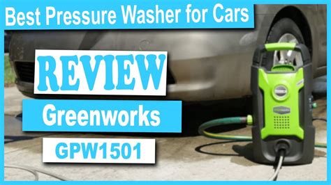 Greenworks GPW1501 1500 PSI Pressure Washer Review - YouTube