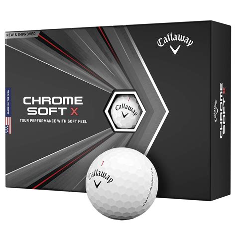 New Callaway Chrome Soft X Golf Balls