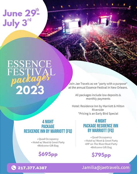 Essence Festival 2023 Hotel & Party Packages, Residence Inn by Marriott ...