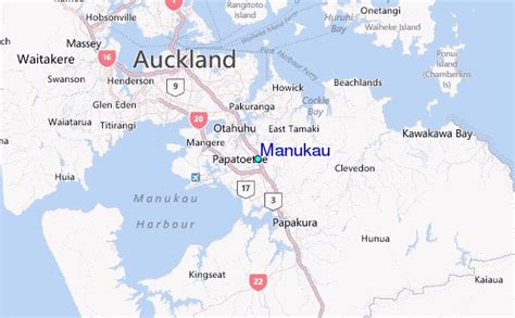 Manukau Tide Station Location Guide