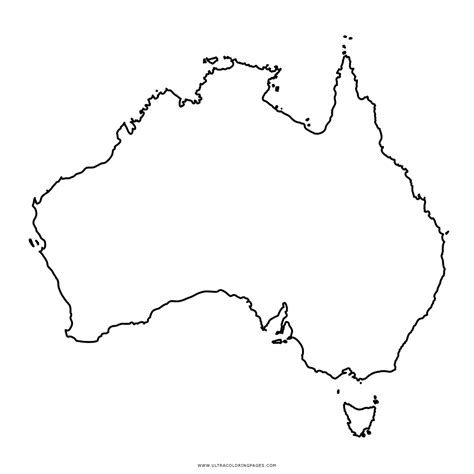 Map Of Australia Coloring Page Free Australia Coloring Pages | Images and Photos finder