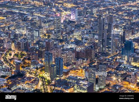 Skyline, downtown, Bogota, Colombia Stock Photo - Alamy