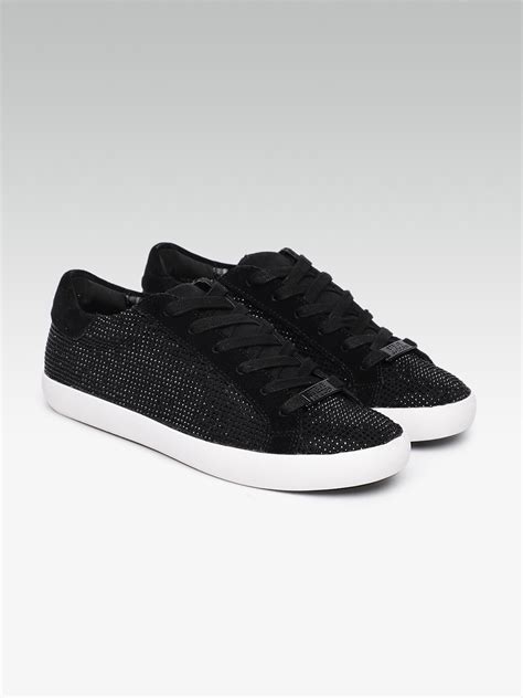 Buy Steve Madden Women Black Embellished Sneakers - Casual Shoes for Women 7485541 | Myntra